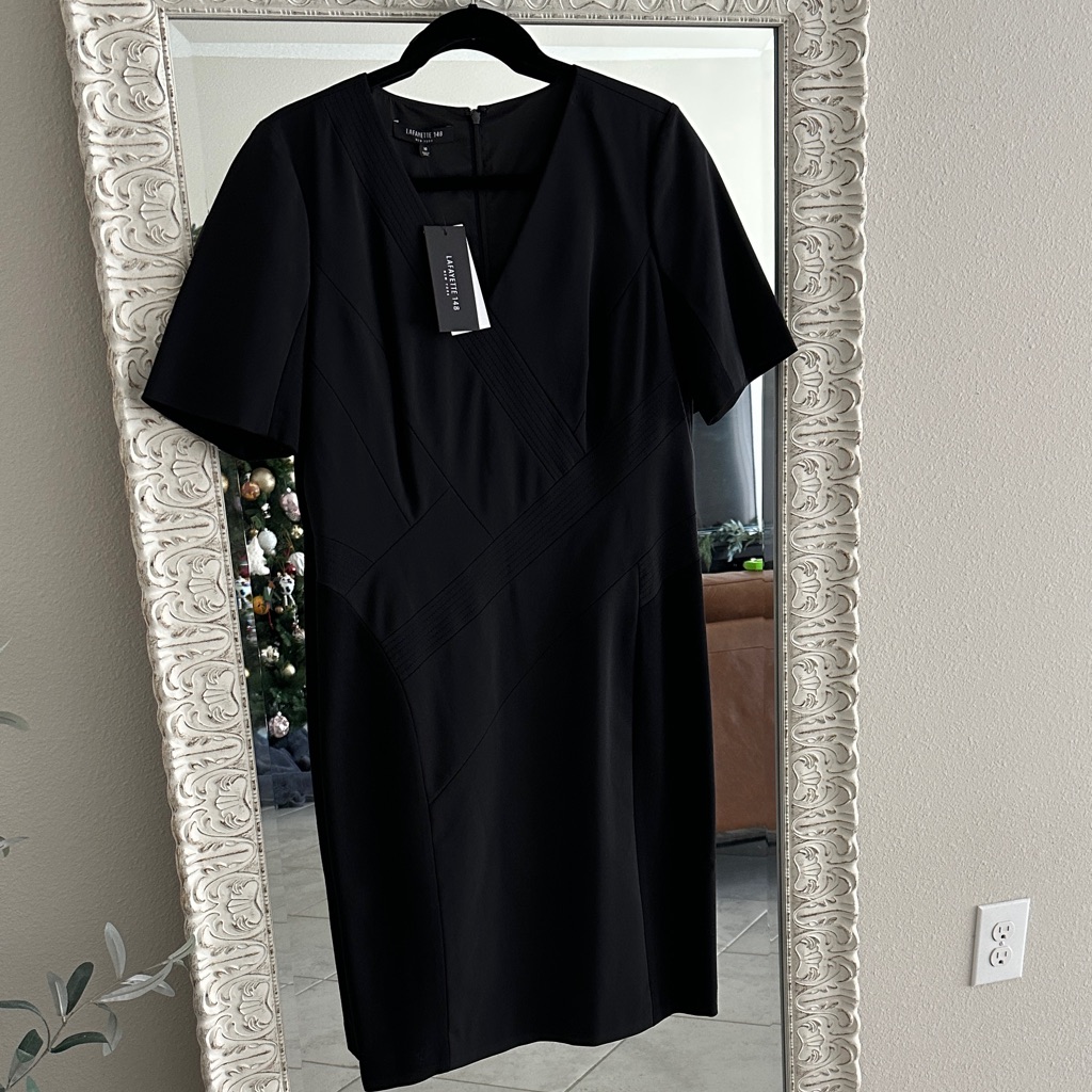 Lafayette 148 New York Black Dress